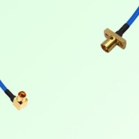 Semi-Flexible Jumper SMP Male 2 Hole Flange Mount to SMP Male Right Angle Semi-Flexible Jumper SMP Male 2 Hole Flange Mount to SMP Male Right Angle