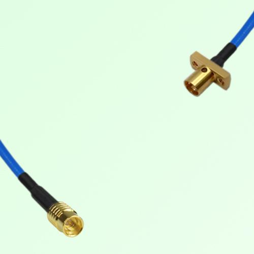 Semi-Flexible Jumper SMP Male 2 Hole Flange Mount to SMP Male Semi-Flexible Jumper SMP Male 2 Hole Flange Mount to SMP Male