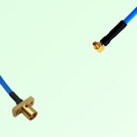 Semi-Flexible Jumper SMPM / SSMP Female Right Angle to SMP Male 2 Hole Semi-Flexible Jumper SMPM / SSMP Female Right Angle to SMP Male 2 Hole