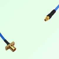 Semi-Flexible Jumper SMPM / SSMP Female to SMP Male 2 Hole Flange Mount Semi-Flexible Jumper SMPM / SSMP Female to SMP Male 2 Hole Flange Mount