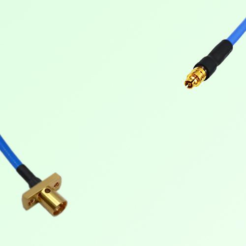 Semi-Flexible Jumper SMPM / SSMP Female to SMP Male 2 Hole Flange Mount Semi-Flexible Jumper SMPM / SSMP Female to SMP Male 2 Hole Flange Mount