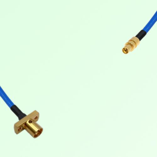 Semi-Flexible Jumper SMPM / SSMP Male to SMP Male 2 Hole Flange Mount Semi-Flexible Jumper SMPM / SSMP Male to SMP Male 2 Hole Flange Mount