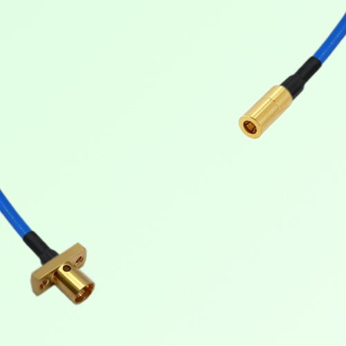 Semi-Flexible Jumper SSMB Female to SMP Male 2 Hole Flange Mount Semi-Flexible Jumper SSMB Female to SMP Male 2 Hole Flange Mount