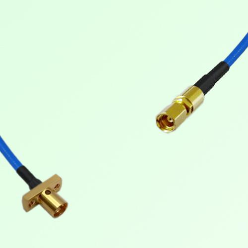 Semi-Flexible Jumper SSMC Female to SMP Male 2 Hole Flange Mount