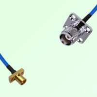 Semi-Flexible Jumper TNC Female 4 Hole 17.5x17.5mm to SMP Male 2 Hole Semi-Flexible Jumper TNC Female 4 Hole 17.5x17.5mm to SMP Male 2 Hole