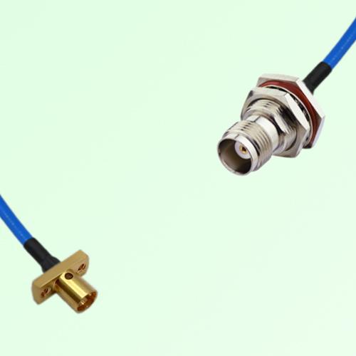 Semi-Flexible Jumper TNC Bulkhead Female with O-Ring to SMP Male 2 Hole