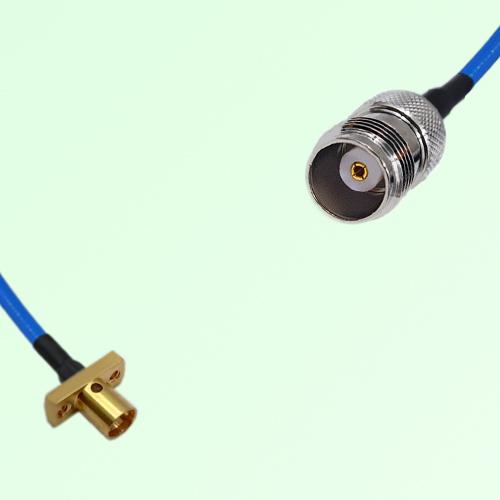Semi-Flexible Jumper TNC Female to SMP Male 2 Hole Flange Mount Semi-Flexible Jumper TNC Female to SMP Male 2 Hole Flange Mount