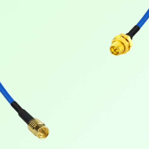 Semi-Flexible Jumper SMP Bulkhead Male to SMP Male Semi-Flexible Jumper SMP Bulkhead Male to SMP Male