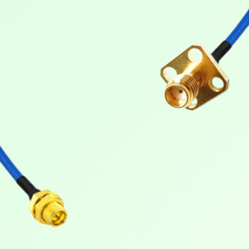 Semi-Flexible Jumper SSMA Female 4 Hole 12.7x12.7mm to SMP Bulkhead Male Semi-Flexible Jumper SSMA Female 4 Hole 12.7x12.7mm to SMP Bulkhead Male