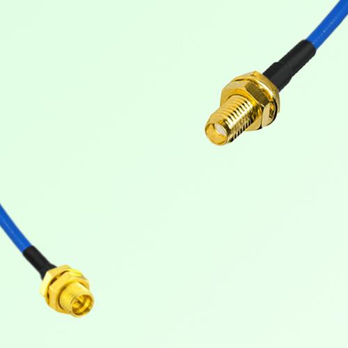 Semi-Flexible Jumper SSMA Bulkhead Female to SMP Bulkhead Male