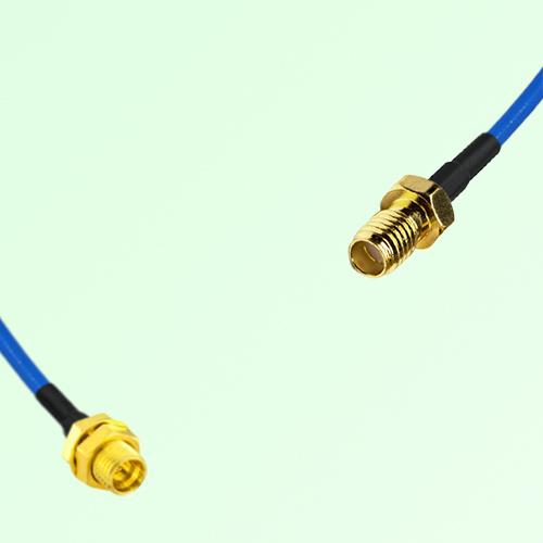 Semi-Flexible Jumper SSMA Female to SMP Bulkhead Male