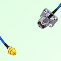 Semi-Flexible Jumper TNC Female 4 Hole 17.5x17.5mm to SMP Bulkhead Male Semi-Flexible Jumper TNC Female 4 Hole 17.5x17.5mm to SMP Bulkhead Male