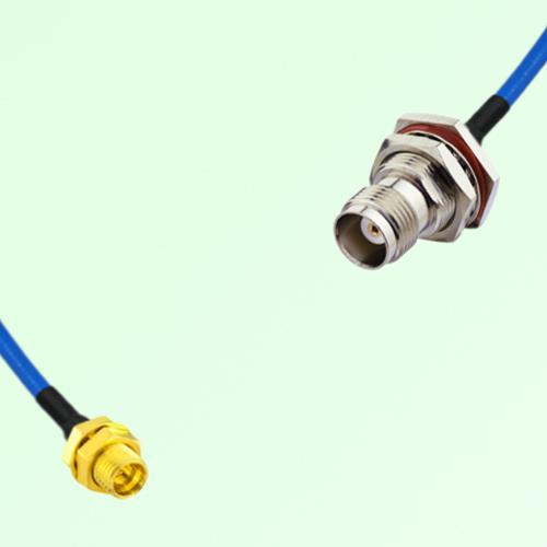 Semi-Flexible Jumper TNC Bulkhead Female with O-Ring to SMP Bulkhead Male Semi-Flexible Jumper TNC Bulkhead Female with O-Ring to SMP Bulkhead Male