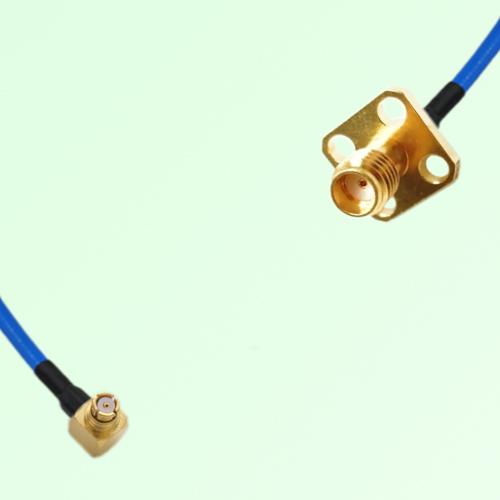 Semi-Flexible Jumper SSMA Female 4 Hole 12.7x12.7mm to SMP Female Right Angle Semi-Flexible Jumper SSMA Female 4 Hole 12.7x12.7mm to SMP Female Right Angle