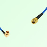 Semi-Flexible Jumper SSMA Male to SMP Male Right Angle