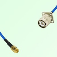 Semi-Flexible Jumper TNC Male 4 Hole Flange Mount 17.5x17.5mm to SMP Male Semi-Flexible Jumper TNC Male 4 Hole Flange Mount 17.5x17.5mm to SMP Male