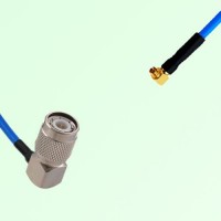 Semi-Flexible Jumper SMPM / SSMP Female Right Angle to TNC Male Right Angle Semi-Flexible Jumper SMPM / SSMP Female Right Angle to TNC Male Right Angle