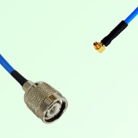 Semi-Flexible Jumper SMPM / SSMP Female Right Angle to TNC Male Semi-Flexible Jumper SMPM / SSMP Female Right Angle to TNC Male