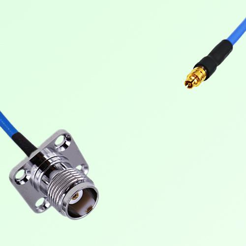 Semi-Flexible Jumper SMPM / SSMP Female to TNC Female 4 Hole 17.5x17.5mm Semi-Flexible Jumper SMPM / SSMP Female to TNC Female 4 Hole 17.5x17.5mm