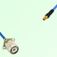 Semi-Flexible Jumper SMPM / SSMP Female to TNC Male 4 Hole 17.5x17.5mm Semi-Flexible Jumper SMPM / SSMP Female to TNC Male 4 Hole 17.5x17.5mm