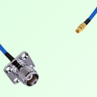 Semi-Flexible Jumper SMPM / SSMP Male to TNC Female 4 Hole 17.5x17.5mm Semi-Flexible Jumper SMPM / SSMP Male to TNC Female 4 Hole 17.5x17.5mm