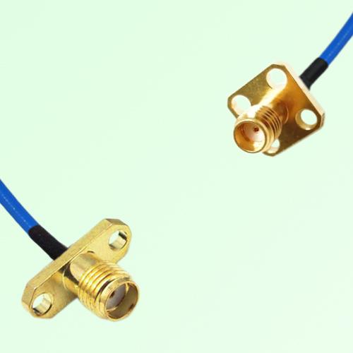 Semi-Flexible Jumper SSMA Female 4 Hole 12.7x12.7mm to SSMA Female 2 Hole Semi-Flexible Jumper SSMA Female 4 Hole 12.7x12.7mm to SSMA Female 2 Hole