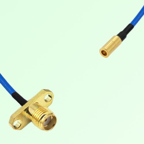 Semi-Flexible Jumper SSMB Female to SSMA Female 2 Hole Flange Mount