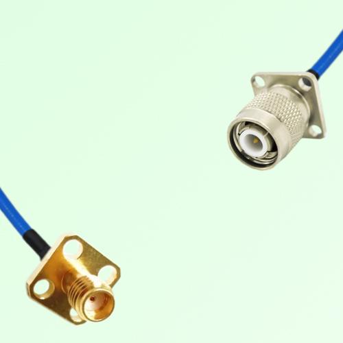 Semi-Flexible Jumper TNC Male 4 Hole 17.5mm to SSMA Female 4 Hole 12.7x12.7mm Semi-Flexible Jumper TNC Male 4 Hole 17.5mm to SSMA Female 4 Hole 12.7x12.7mm