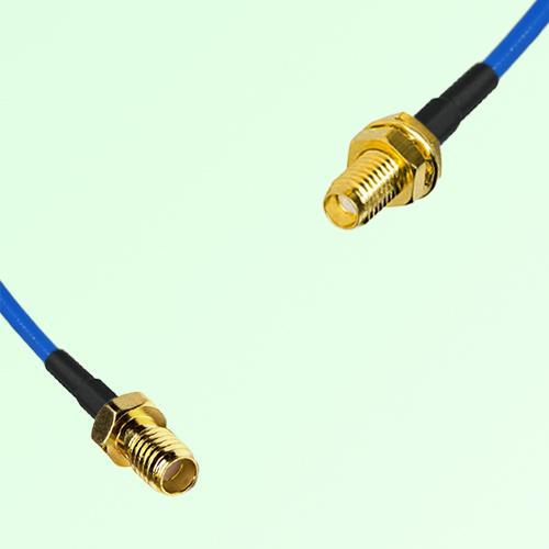 Semi-Flexible Jumper SSMA Bulkhead Female to SSMA Female