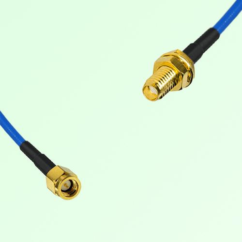 Semi-Flexible Jumper SSMA Bulkhead Female to SSMA Male Semi-Flexible Jumper SSMA Bulkhead Female to SSMA Male