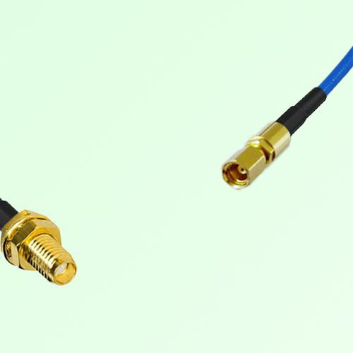 Semi-Flexible Jumper SSMC Female to SSMA Bulkhead Female Semi-Flexible Jumper SSMC Female to SSMA Bulkhead Female