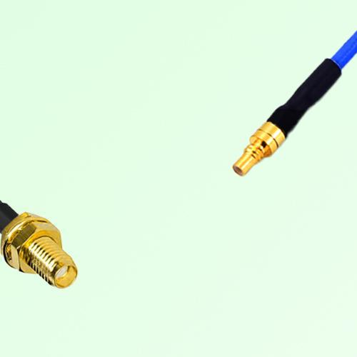 Semi-Flexible Jumper SSMC Male to SSMA Bulkhead Female Semi-Flexible Jumper SSMC Male to SSMA Bulkhead Female