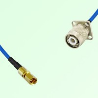 Semi-Flexible Jumper TNC Male 4 Hole Flange Mount 17.5x17.5mm to SSMC Female Semi-Flexible Jumper TNC Male 4 Hole Flange Mount 17.5x17.5mm to SSMC Female