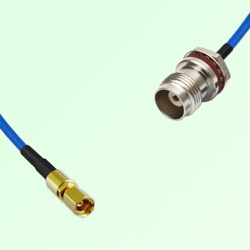 Semi-Flexible Jumper TNC Front Mount Bulkhead Female with O-Ring to SSMC Female Semi-Flexible Jumper TNC Front Mount Bulkhead Female with O-Ring to SSMC Female