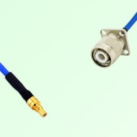 Semi-Flexible Jumper TNC Male 4 Hole Flange Mount 17.5x17.5mm to SSMC Male Semi-Flexible Jumper TNC Male 4 Hole Flange Mount 17.5x17.5mm to SSMC Male