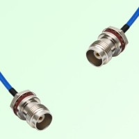 Semi-Flexible TNC Front Mount Bulkhead Female - TNC Front Mount Bulkhead Female