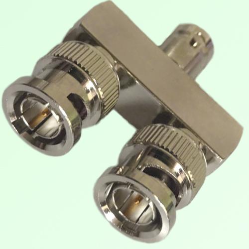 75ohm Y Type BNC Female Jack to Two BNC Male Plug Adapter 75ohm Y Type BNC Female Jack to Two BNC Male Plug Adapter