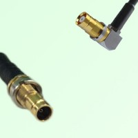 75ohm 1.0/2.3 DIN Female to 1.6/5.6 DIN Female R/A Coax Cable Assembly