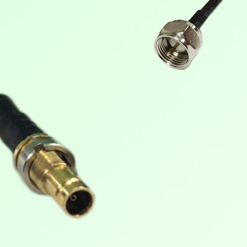 75ohm 1.0/2.3 DIN Female to F Male Coax Cable Assembly