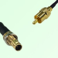 75ohm 1.0/2.3 DIN Female to RCA Male Coax Cable Assembly