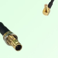 75ohm 1.0/2.3 DIN Female to SMB Male Right Angle Coax Cable Assembly