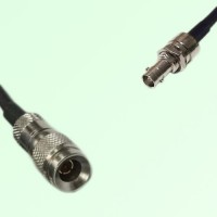 75ohm 1.0/2.3 DIN Male to HD-BNC Bulkhead Female Coax Cable Assembly