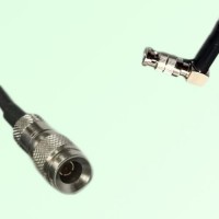 75ohm 1.0/2.3 DIN Male to HD-BNC Male Right Angle Coax Cable Assembly