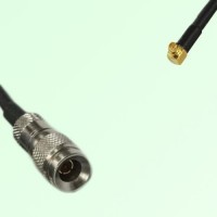 75ohm 1.0/2.3 DIN Male to MMCX Male Right Angle Coax Cable Assembly