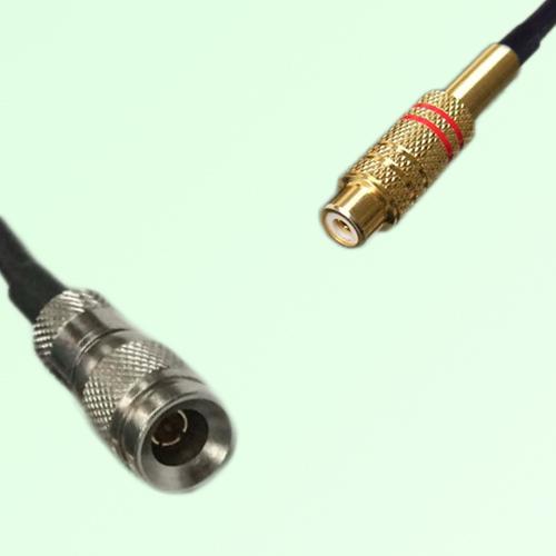 75ohm 1.0/2.3 DIN Male to RCA Female Coax Cable Assembly 75ohm 1.0/2.3 DIN Male to RCA Female Coax Cable Assembly