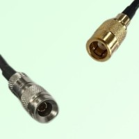 75ohm 1.0/2.3 DIN Male to SMB Female Coax Cable Assembly