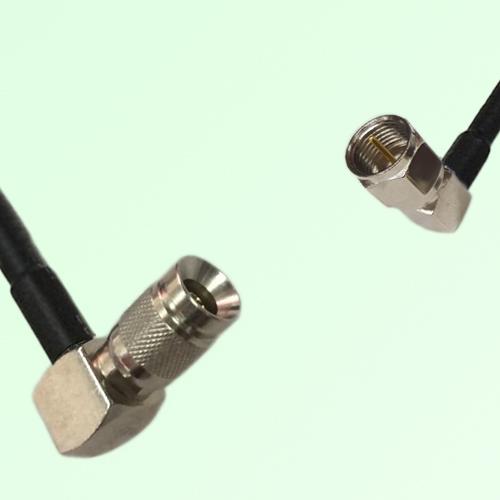 75ohm 1.0/2.3 DIN Male R/A to F Male R/A Coax Cable Assembly 75ohm 1.0/2.3 DIN Male R/A to F Male R/A Coax Cable Assembly