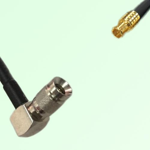 75ohm 1.0/2.3 DIN Male Right Angle to MCX Male Coax Cable Assembly