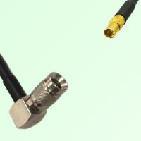 75ohm 1.0/2.3 DIN Male Right Angle to MMCX Female Coax Cable Assembly