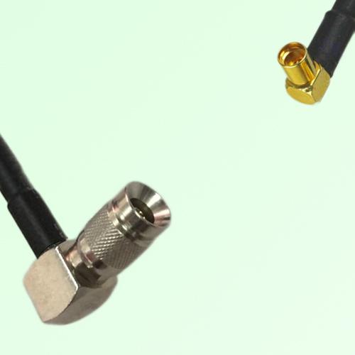 75ohm 1.0/2.3 DIN Male R/A to MMCX Female R/A Coax Cable Assembly
